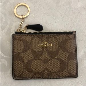Coach Mini Skinny ID Case Signature